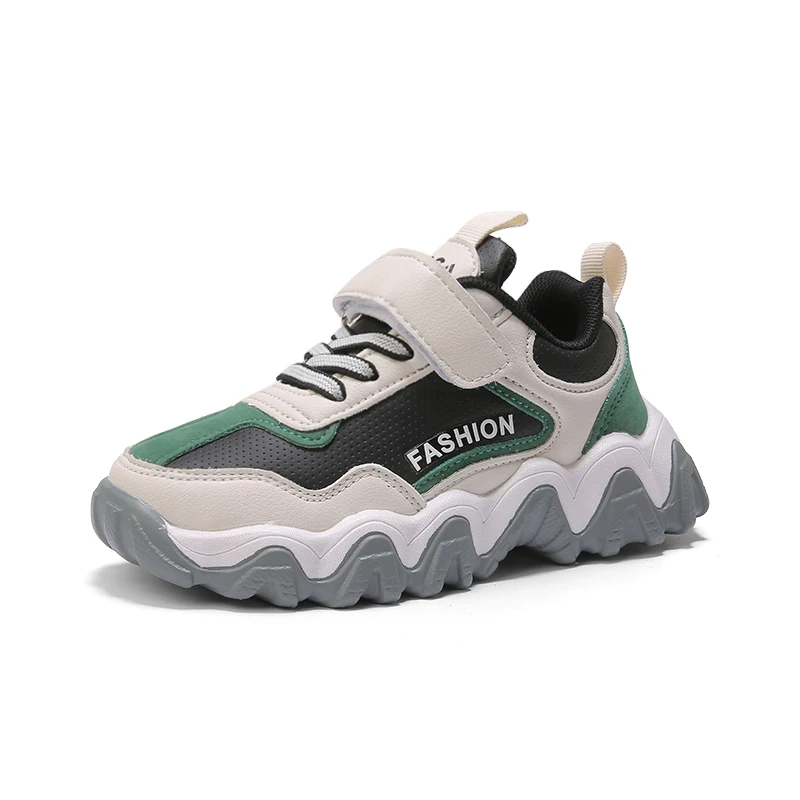 
 Детские кожаные кроссовки из микрофибры, Новое поступление 2020  