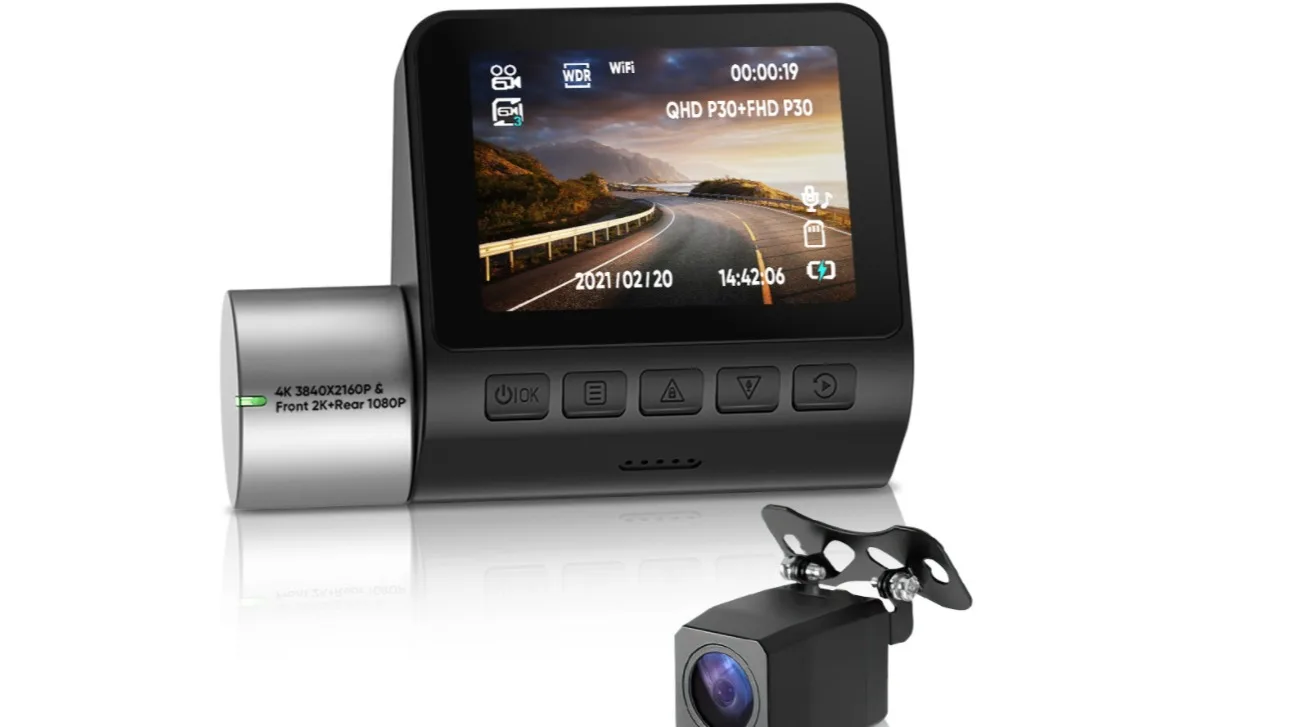 Dash Cam 1080p Hd Resolution Night Vision Motion Detection Front And