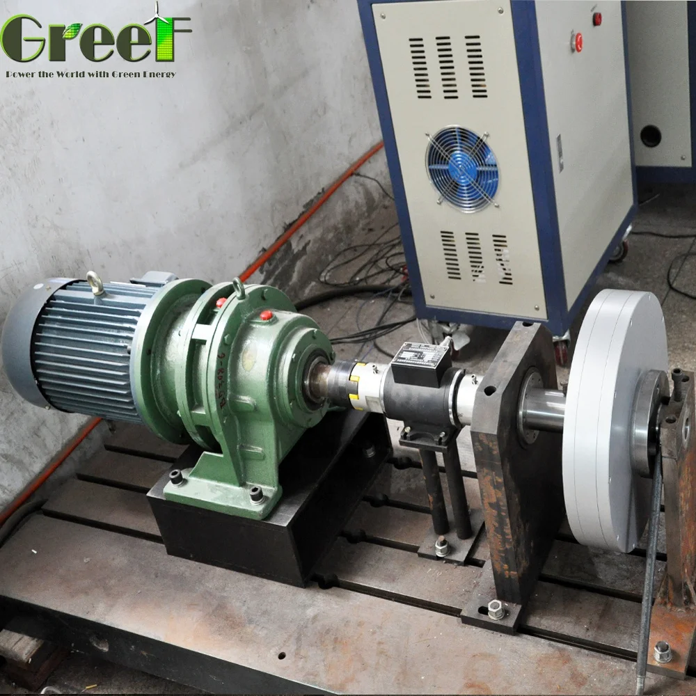 25kW Axis Flux Coreless Low Speed Magnet 发电机 for Vertical Wind Turbines 3