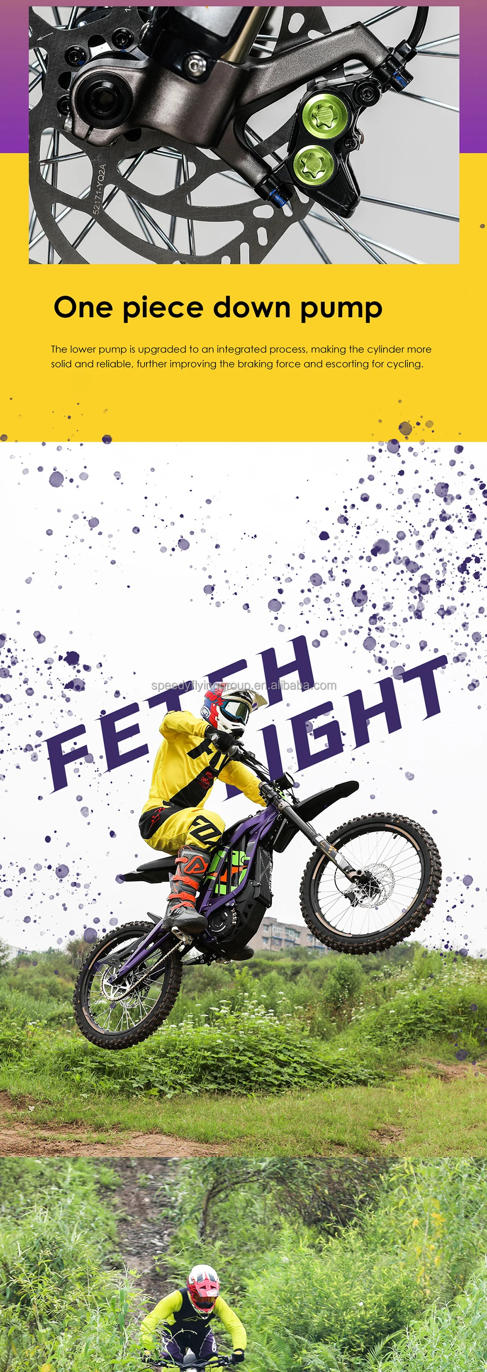 2024 Electric Dirt Bike Light Bee 60v 6000w Middrive Ebike Powerful Offroad 40ah Long Range