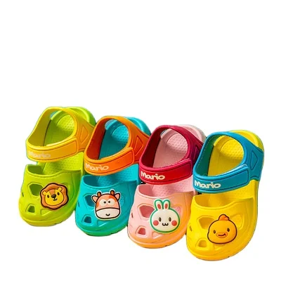 Детские тапочки для мальчиков и девочек, мультяшная обувь, летние домашние тапочки для малышей, пляжные плавательные тапочки для детей, 1020