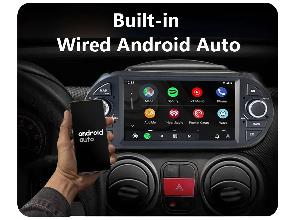 Android  Multimedia DVD CD Player Carplay Car Radio for Fiat Fiorino Citroen Nemo Peugeot Bipper 2009-2016 Head Unit