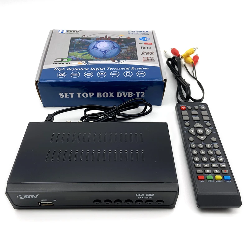ATSC Decoder Digital TV BOX Analog to Digital Converter TV Receiver FTA Tuner Hd Youtube Set Top Box