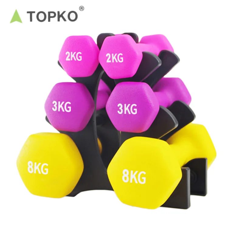 TOPKO Dumbbell Set High Quality Gym Fitness Weights