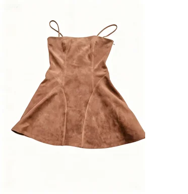 Women's Leather Spaghetti Strap Dress - Spring & Summer Wear with /ODM Service