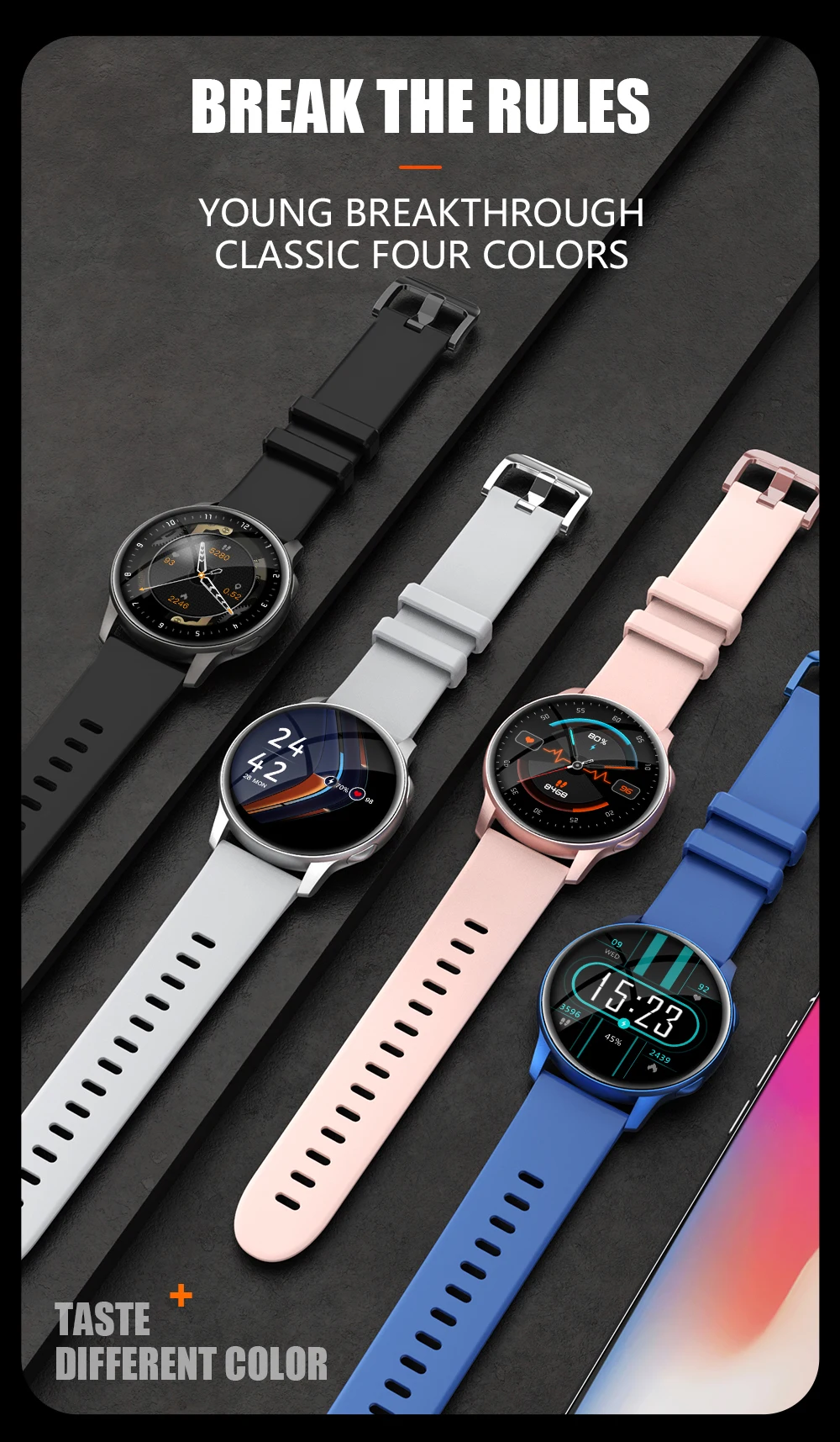 2023 New Sports Smart Watch Men Women Smartwatch 3AM Waterproof Fiess Men Watches Bluetooth For Android ios Smartwatch Men 21