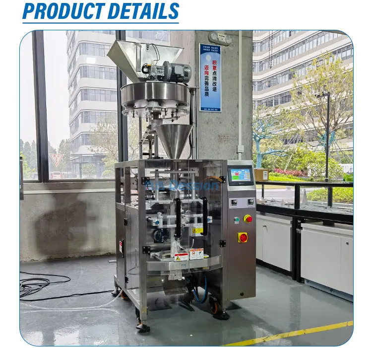 Multifunction Automatic Puffed Food Sachet Filling Packing Machine ...