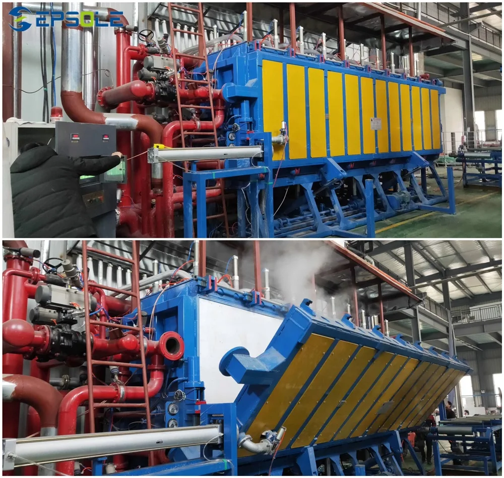 Polystyrene Eps Foam Construction Building Block Icf Shape Moulding Machine