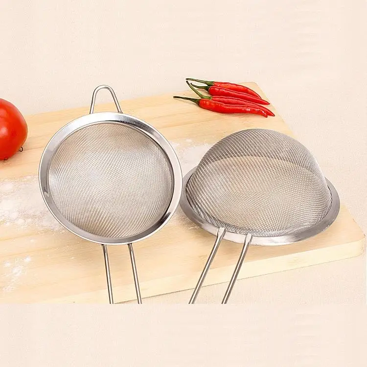 Factory Hot Sale Premium Quality Set Of 3 Filter Strainers Fine Mesh Stainless Steel Strainer supplier