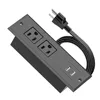 Noir-2 * prises AC + 2 * USB-A-US