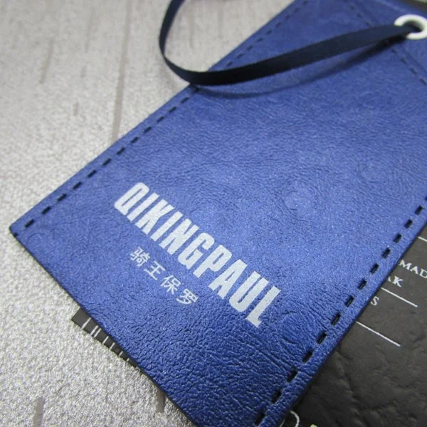 PU Surface Hang Tag Garment Tag Luggage Tag