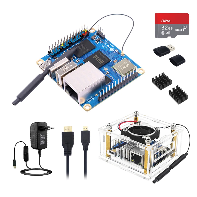 Orange Pi Zero 3 4GB Kit - Wifi5, Bluetooth 5.0, AXP313A