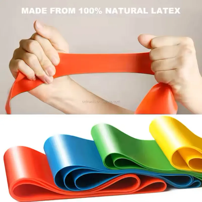 AKTIV Custom Logo Mini Loop Fitness Bands Set Heavy Elastic Latex Rubber Training Equipment for Home Gym Workout Yoga Sports