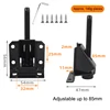 Negro Ajustable hasta 80 mm