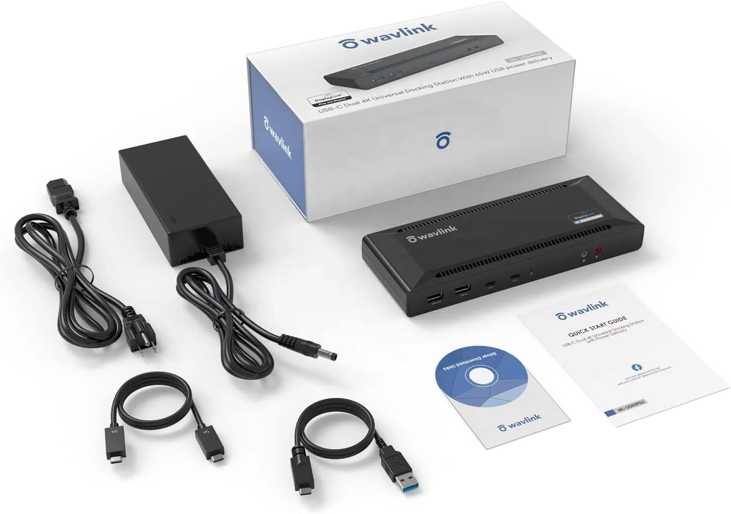 WAVLINK WL-UG69PD2 Pro ドッキングステーション 動作確認済 Wavlink WL-UG69PD2 PRO USB-C USB 3.0 DisplayPort 4K 5K Display