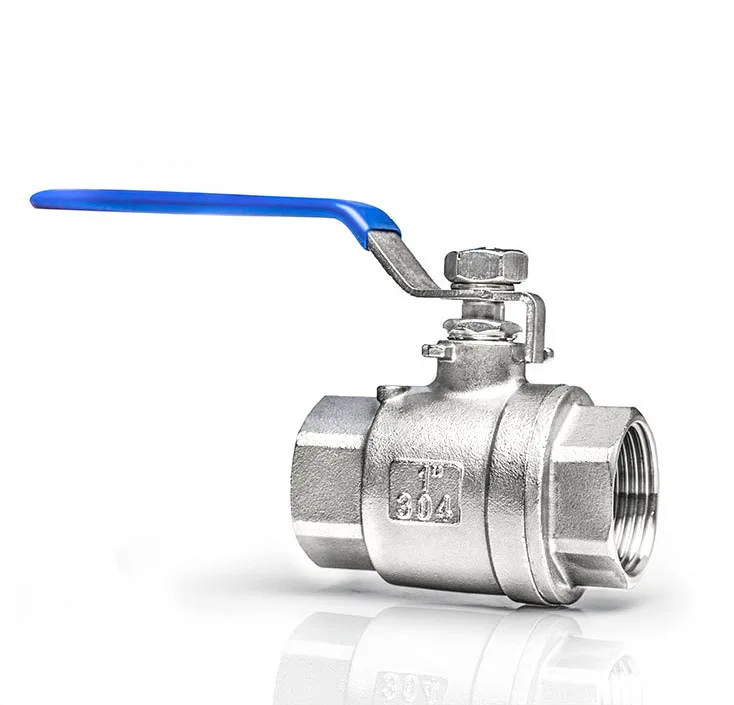 201/304 stainless steel internal thread ball valve 2pc ball valve