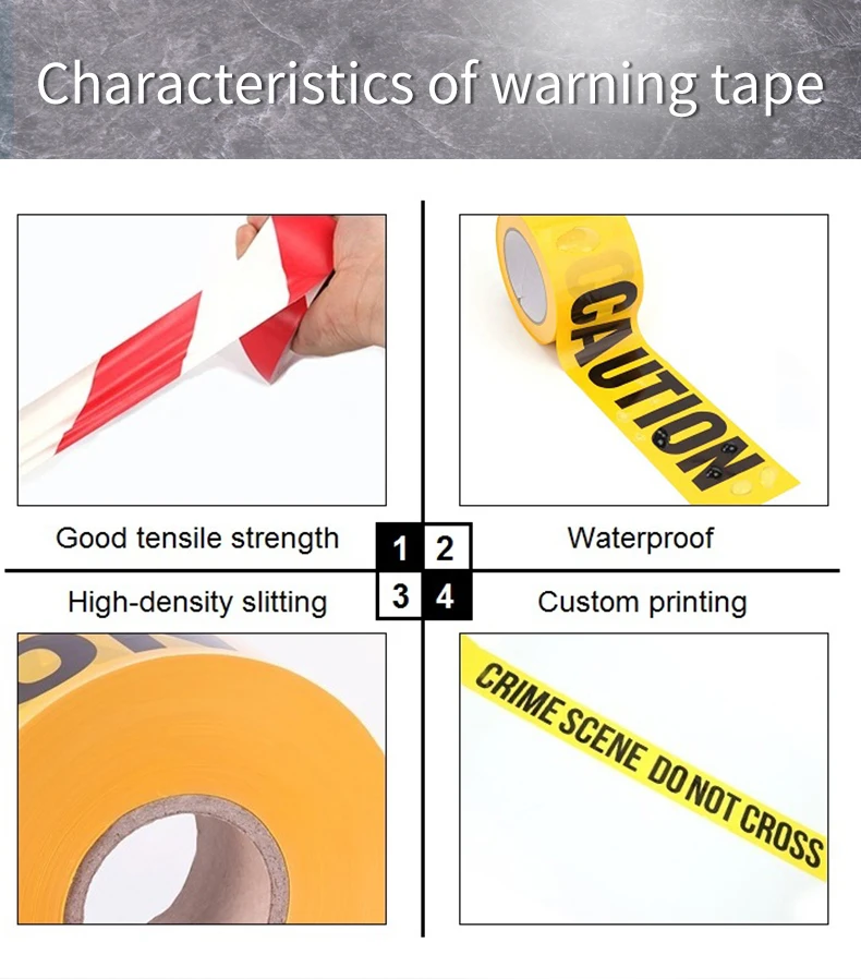 Elecpopular Epjd4 Red Danger Tape Caution Tape Roll 3inch Non