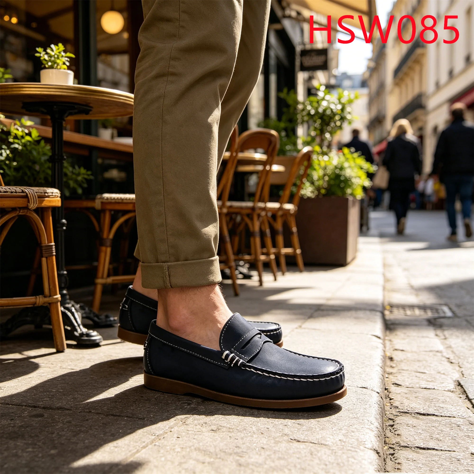 HY,African Market Mask-style No Feet Fatigue Boat Shoes for Sale Island Vacation Anti-odor Handmade Casual Loafers Shoes HSW085