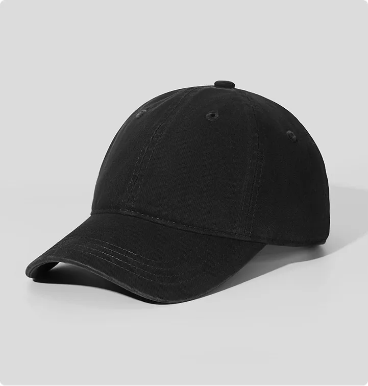Casquette de baseball en coton de haute qualité, unisexe, ajustable, modèle Dad Hat vierge à 6 panneaux_voghion.com