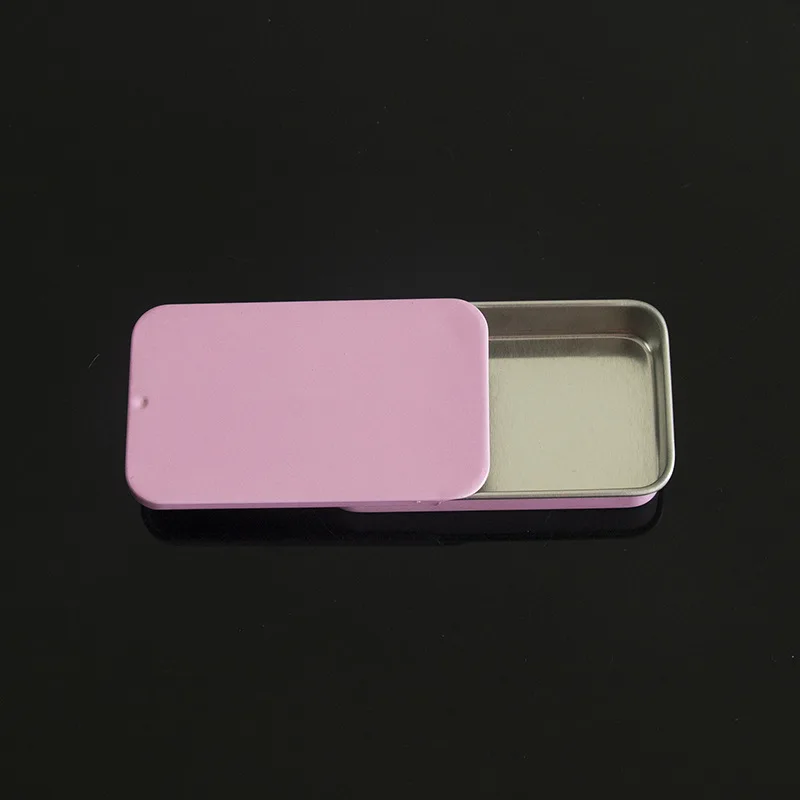 Hot custom printed empty pink metal slide top tin case mint and altoid mint tins boxes