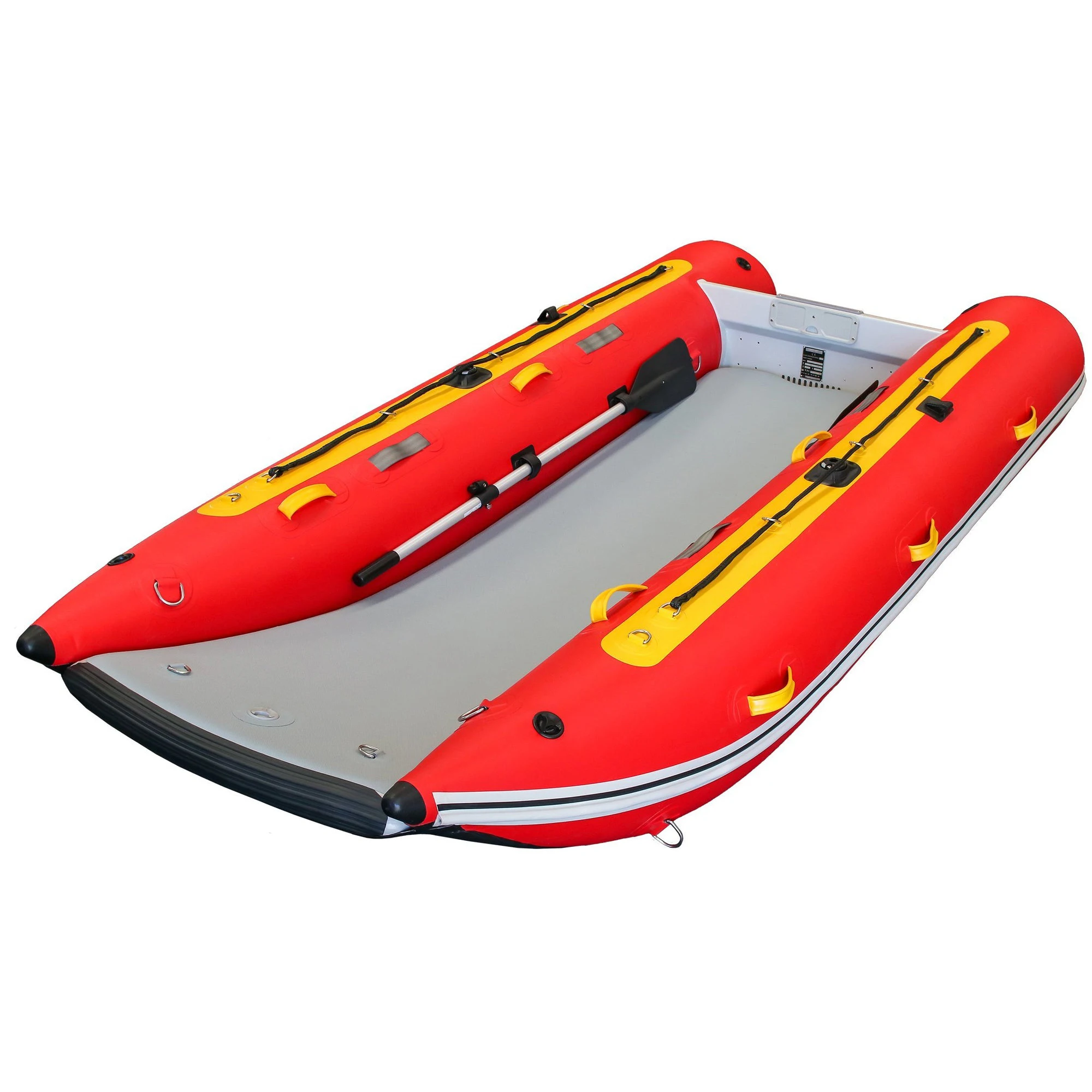 Sailing Pvc Tubes Speed Boat Inflatable Catamaran Hypalon Aluminum Hull