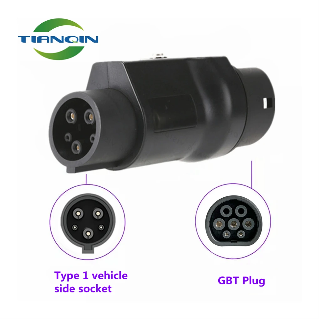 Portable Gbt To Type 1 Adapter With Ev Charger Fast Charging For