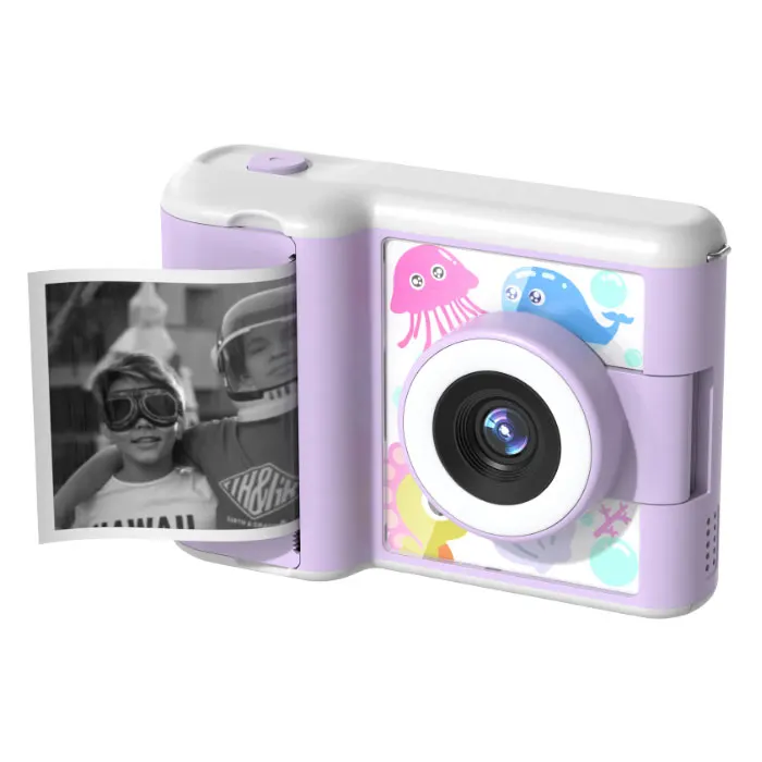 Digital Children Camera with Mini Printer Portable Thermal Instant Print Photo Kids Camera 3.5inch HD Video Toy Gifts