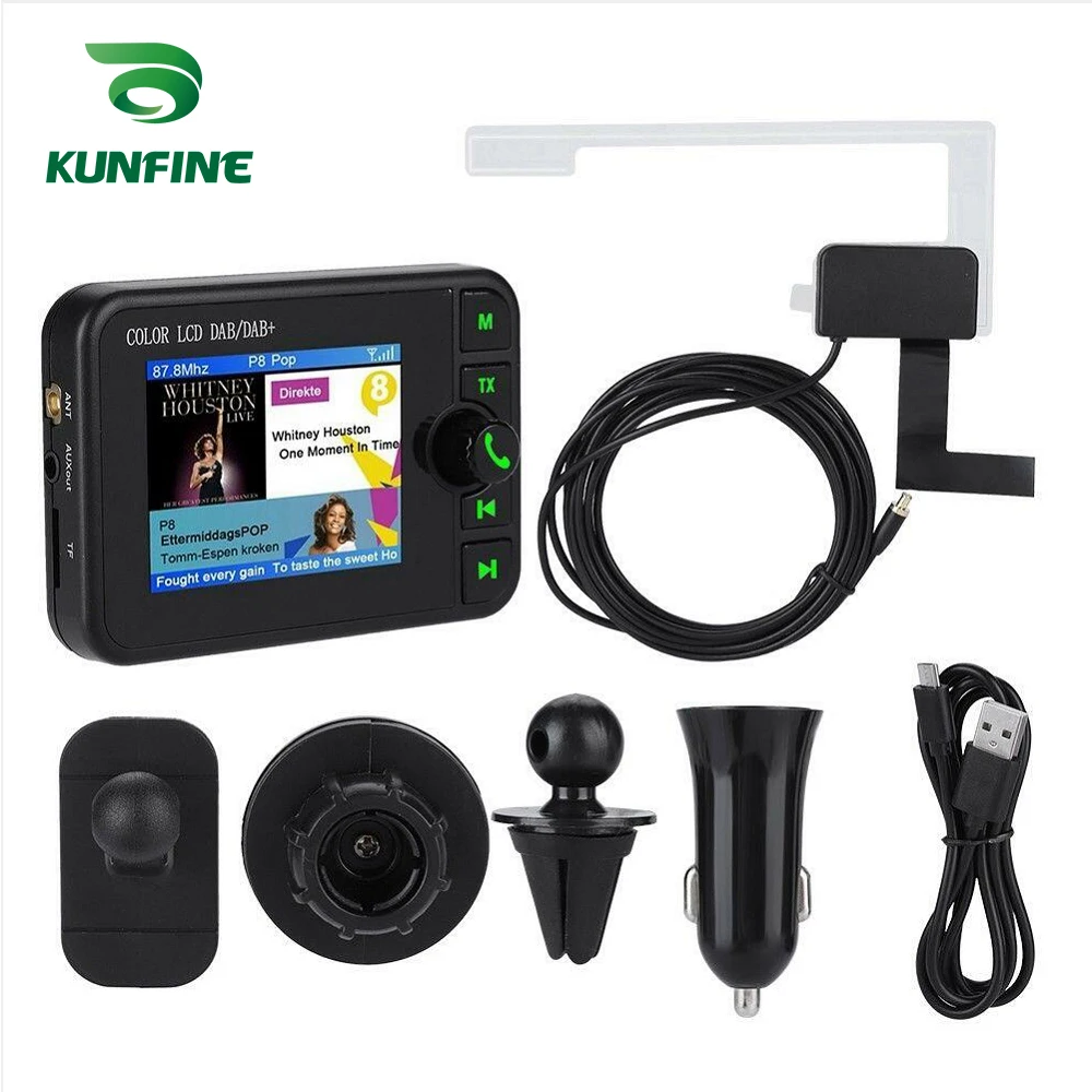 Universal Car DAB Digital Radio Adapter with BT Music Streaming Car Radio DAB+ Compatible With Android Unit