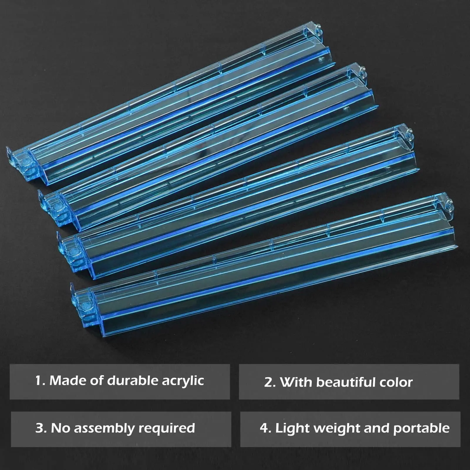40cm Mahjong Tile Rack Pusher Set Acrylic Mahjongg Stand Pink Perspex Mahjong Organizer