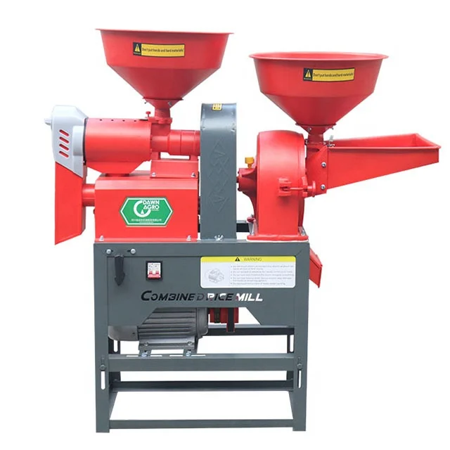 DAWN AGRO Mini Paddy Huller Rice Mill Husker Separator Machine Price