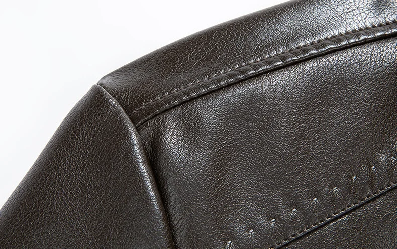 Men's Fleece Lined Leather Jacket - Warm Winter Pu Leather Coat_voghion.com