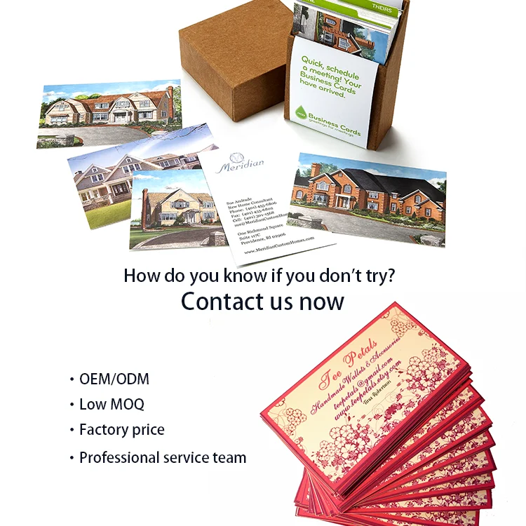 High Quality Free Design Custom Personalized Unique Creative Luxury Business Card with logo