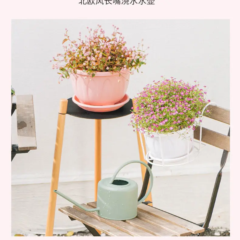 1,3 л белая нержавеющая сталь для помещений скандинавский сад с длинной шеей маленькая металлическая банка для полива оптом