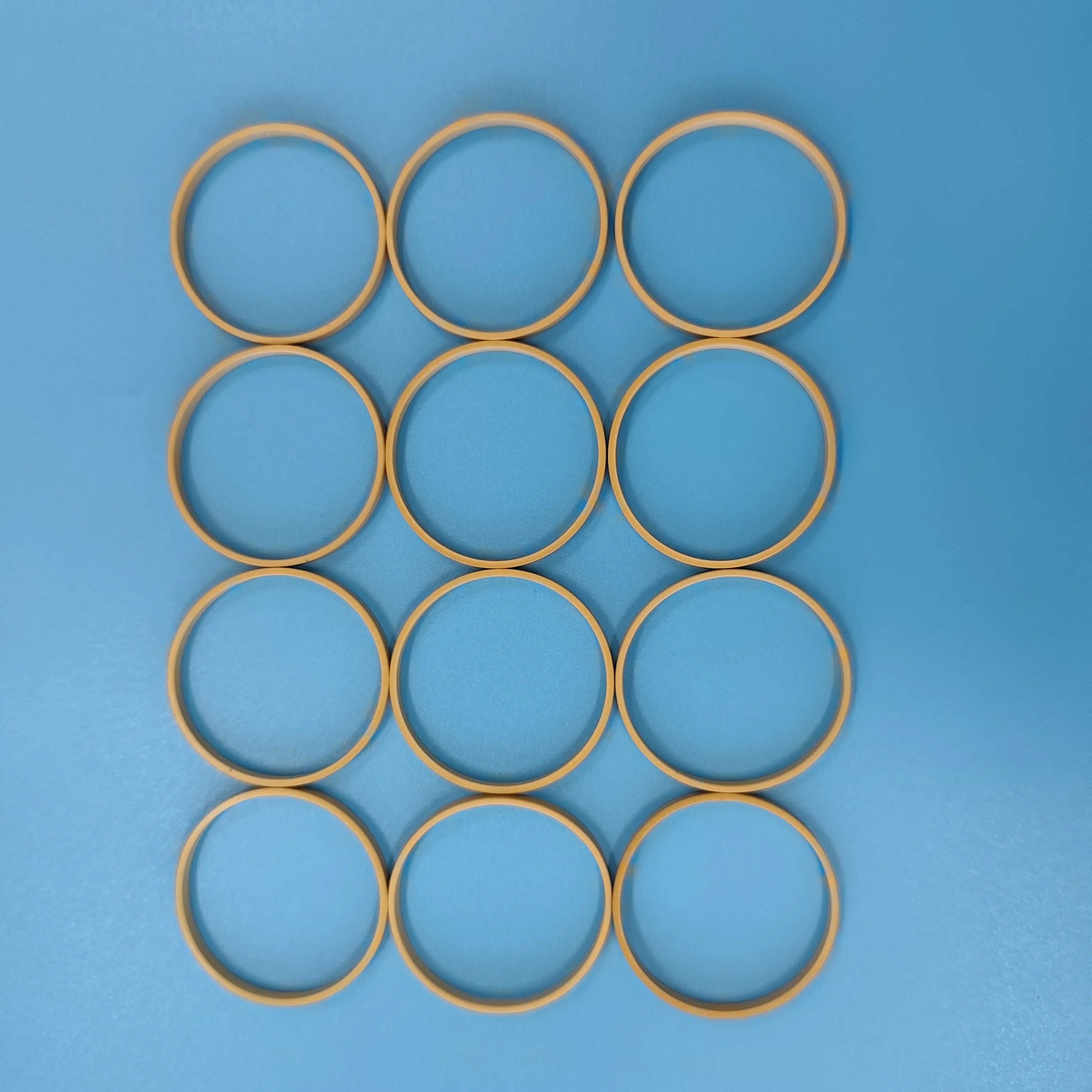 Factory Custom White High Chemical Stability 100% Virgin PTFE Gasket PTFE Seals O-ring Ptfe  Pi Flat Gasket Sealing Washers