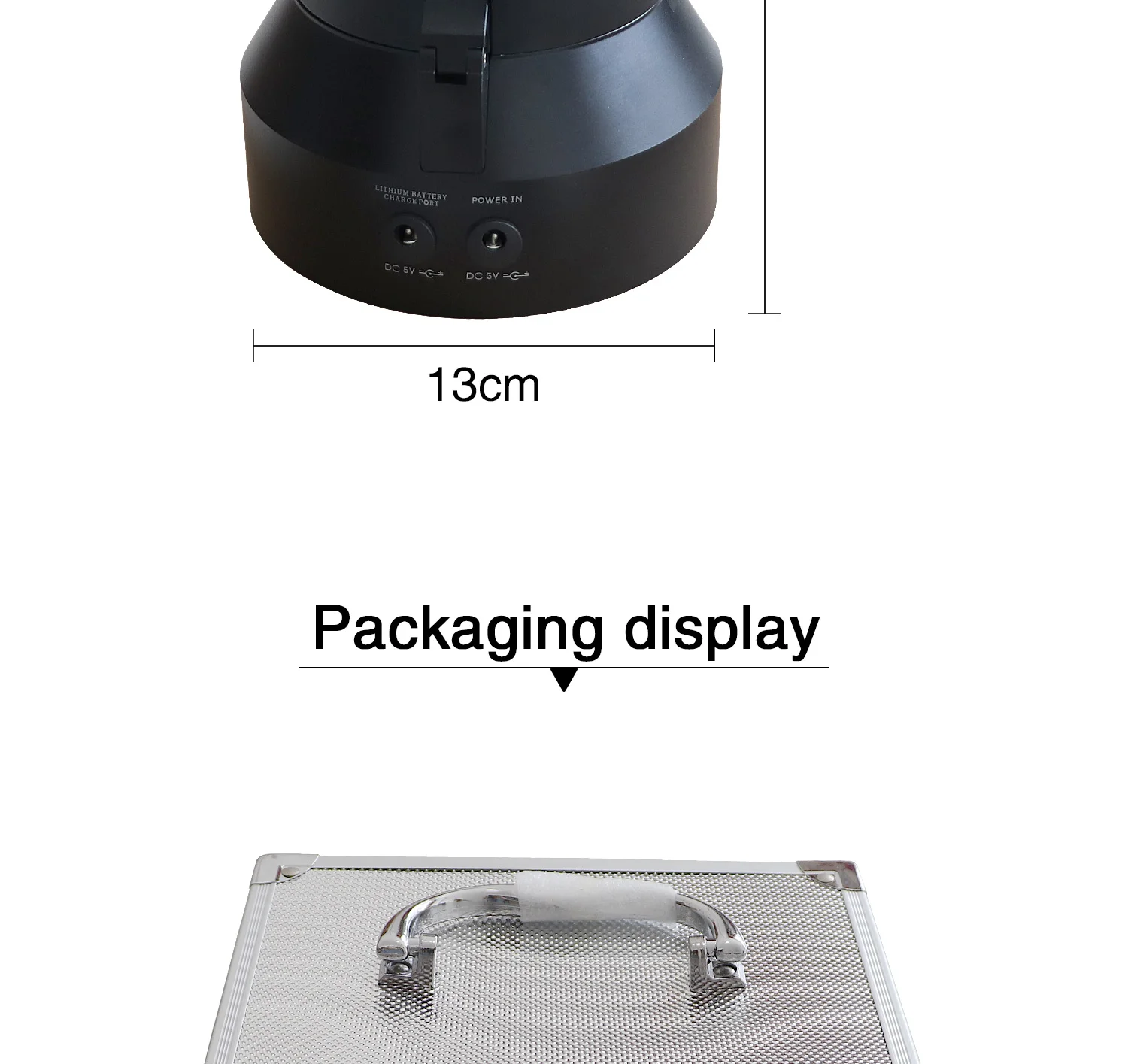 Aluminum Made Internal Battery Gemstone Diamonds Brilliance Viewer
