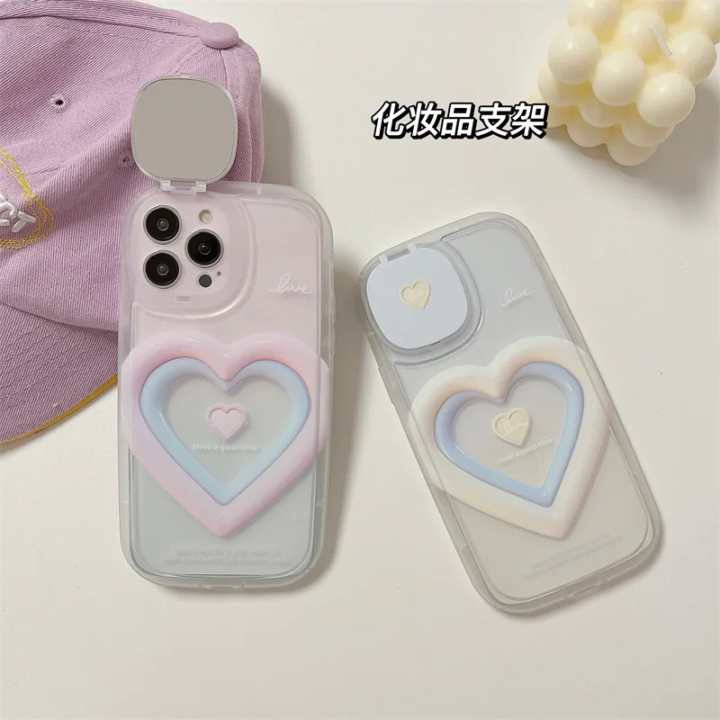 Custodia TPU Con Cuori Glitter Per IPhone 7/8/SE 2020/SE 2022 | Morbida E Antiurto | Blu