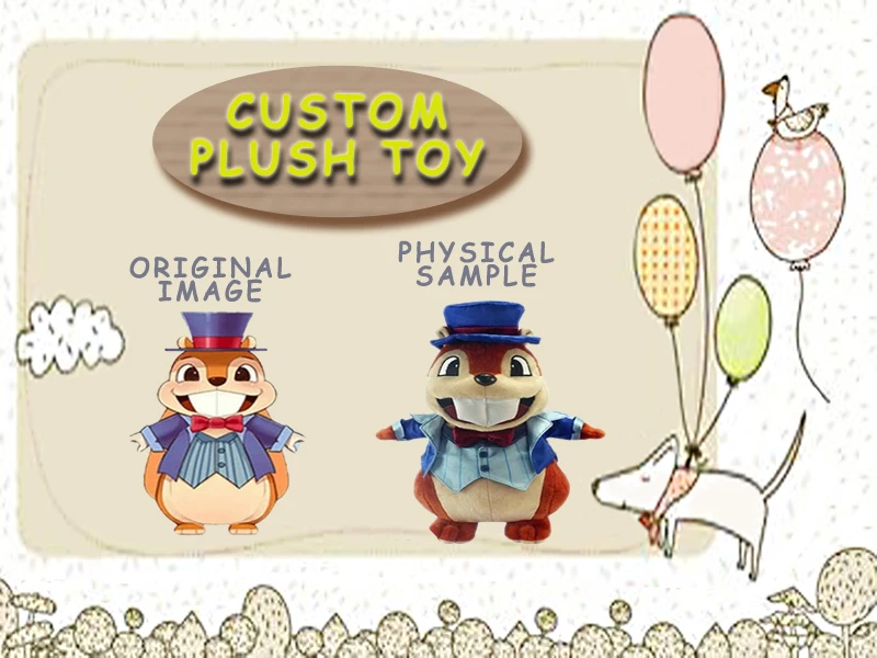 Top-tier craftsmanship Create Your Own Personalized Plush Toy Character Custom Plushie Doll Stuffed Animals : two cute toy
