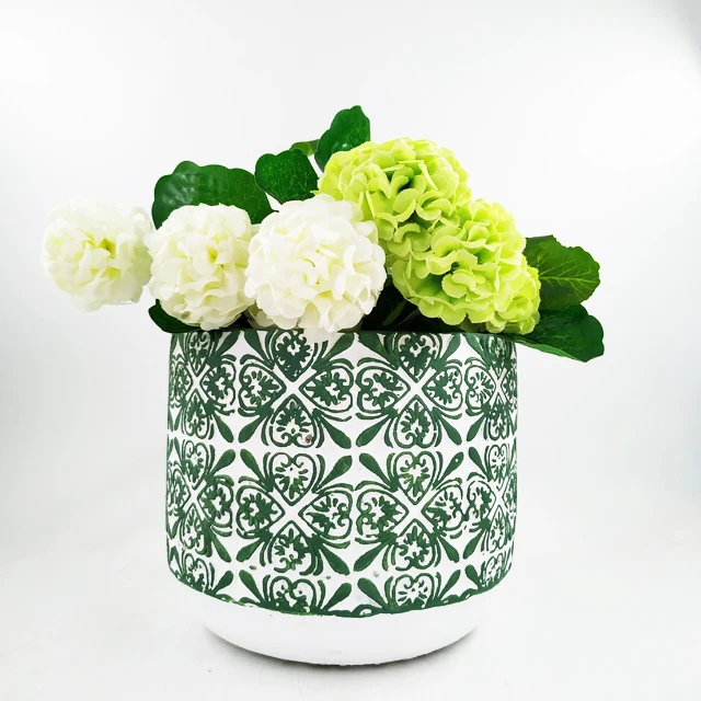 Latest Design Concrete Table Small Plant Pot Mini Cement Flower Pot