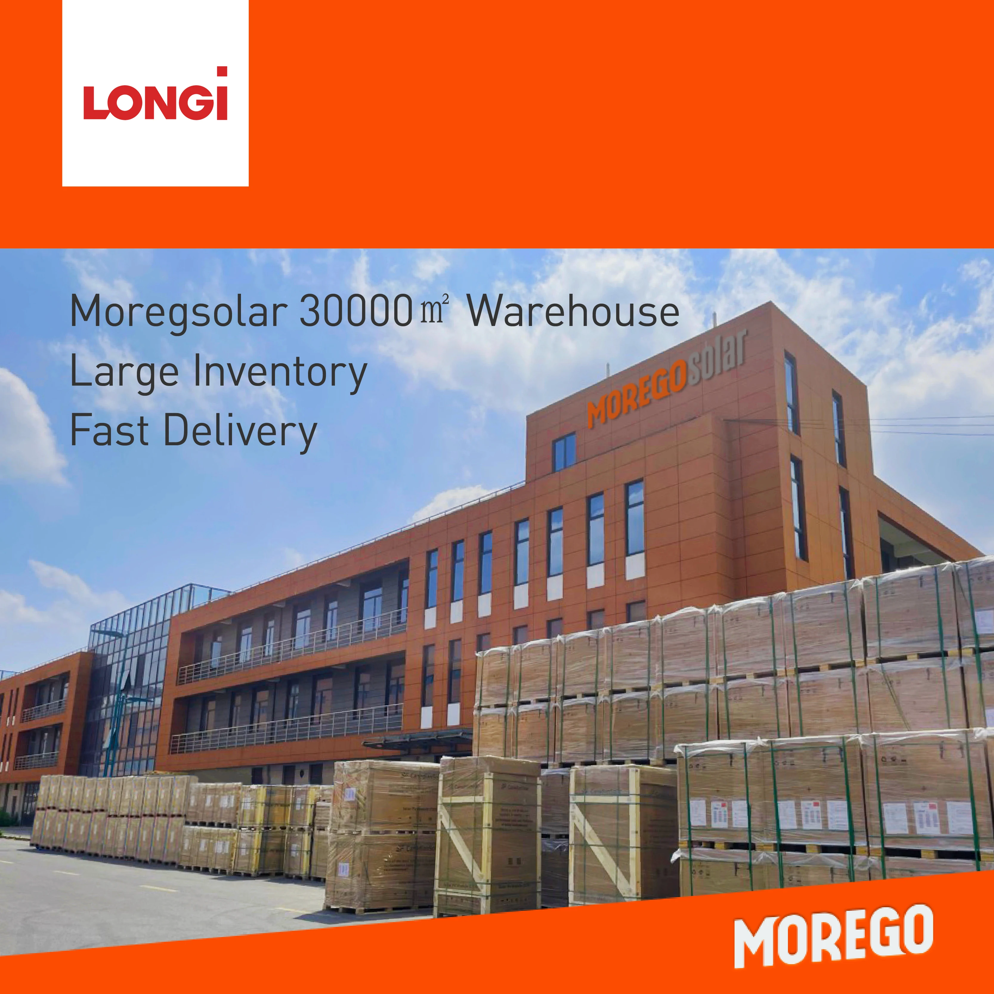 LONGI solar LR5 PV модуль 182 мм солнечные элементы 530 Вт 535 Вт 540 Вт 545 Вт 550 Вт двойная стеклянная Двусторонняя солнечная панель