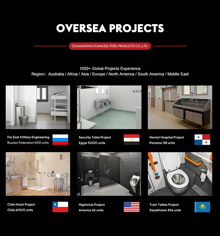 Bathroom Design Standard Chinese Toilet Stainless Steel Squatting Wc Pan