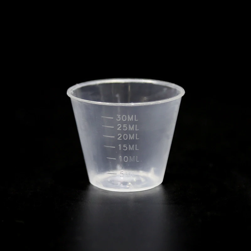 wholesale 30 ml small measuring cup syrup of PE plastic cups with carved  measure 5000 pieces - AliExpress