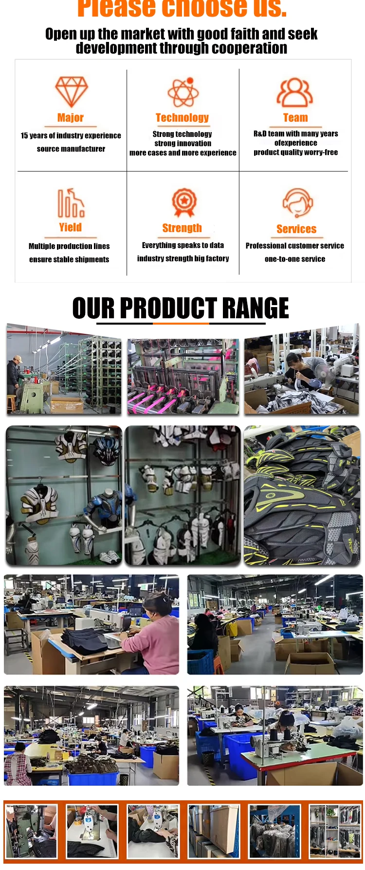 2026 Factory High Quality OEM Durable Ice Hockey Gear - Custom Training Shorts & Gloves for INT & SR Players