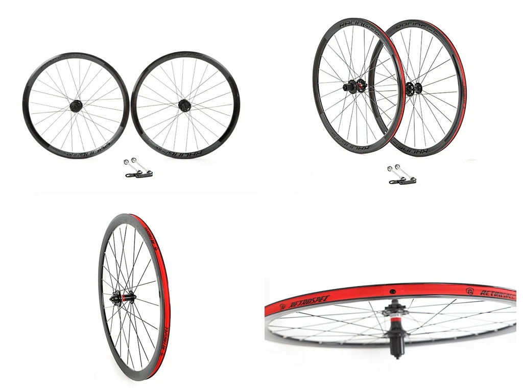 Retrospec Bicycle Wheel Factory Aluminum Alloy Rim Brake Or Thru Axle