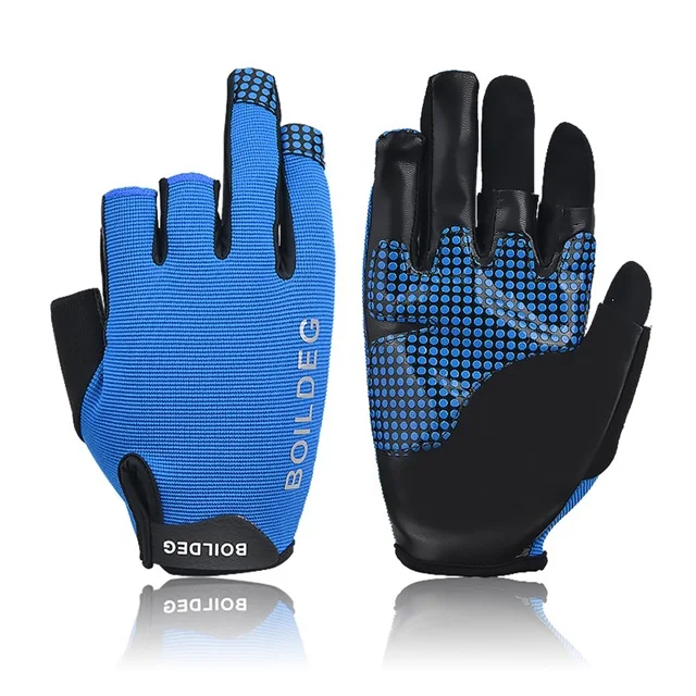 Лидер продаж, Модные Рыболовные спортивные перчатки Boodun из полиуретана с 3 пальцами