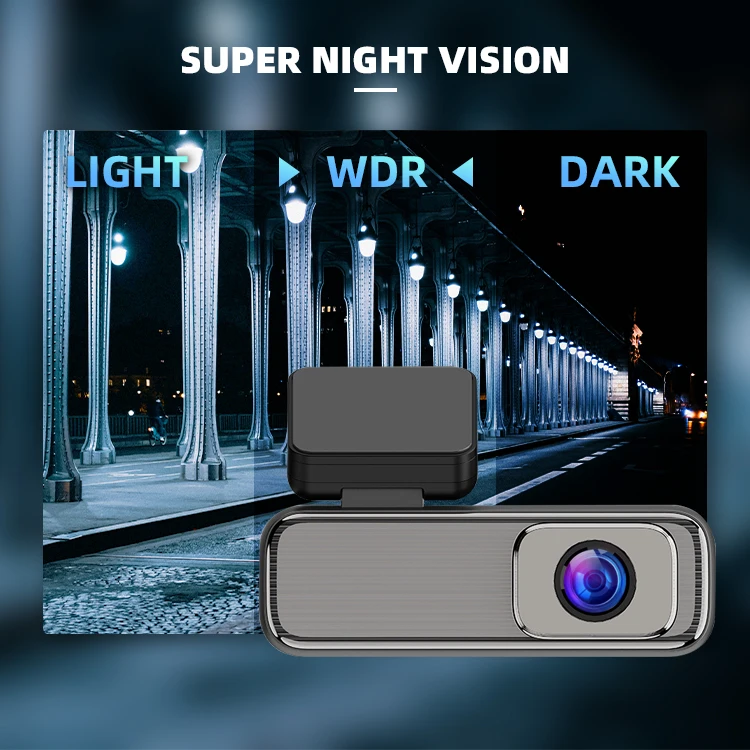 Simple 130° Wide Angle 1296p Video Dash Cam 1.47Inch Ips Screen Wifi Black Box With 256g Memory for Southeast Asian Agents factory