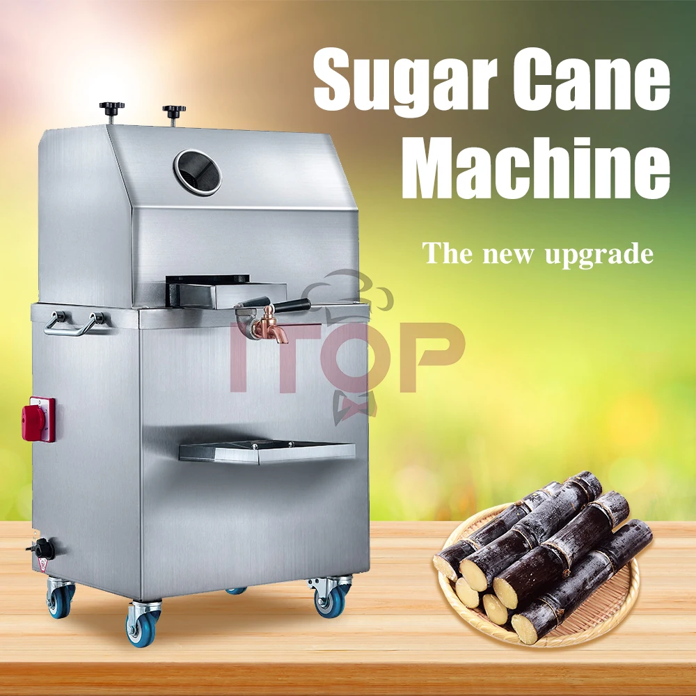 High Quality Control Extractor Sugar Cane Juicer Electric Sugar Cane Grinder Machine Large 1100W Sugar Cane Machine