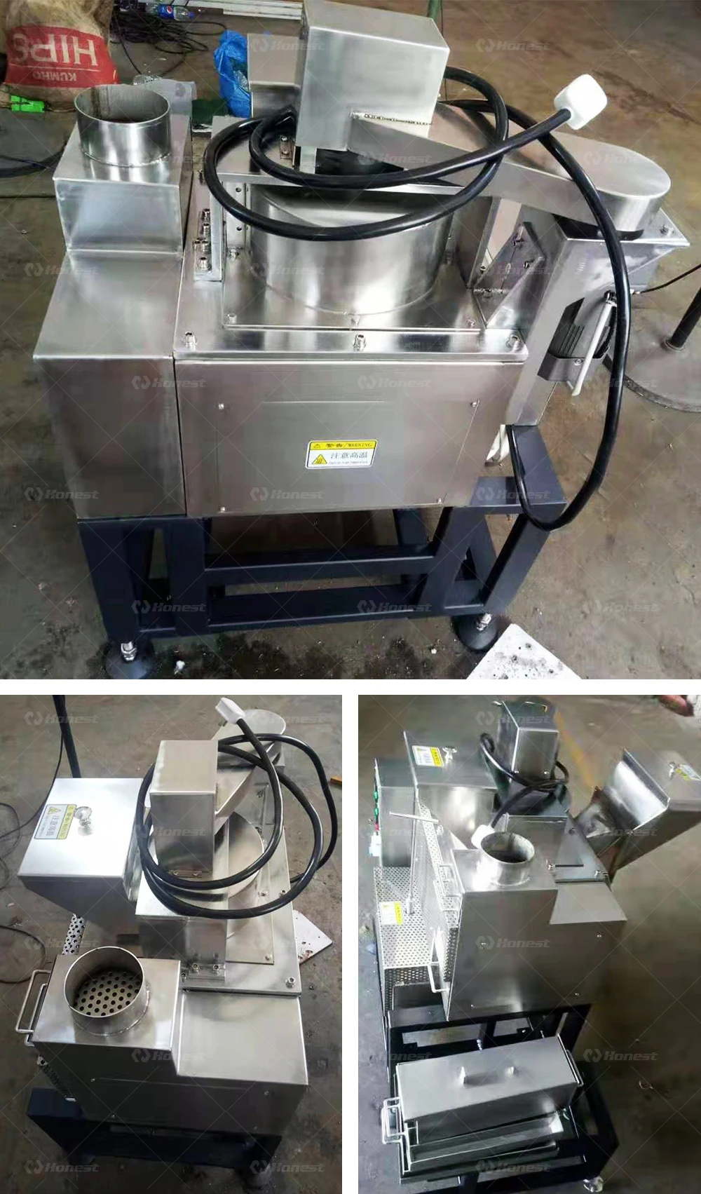 Solder Dross Melting Machine Tin Dross Separator Solder Dross Recovery
