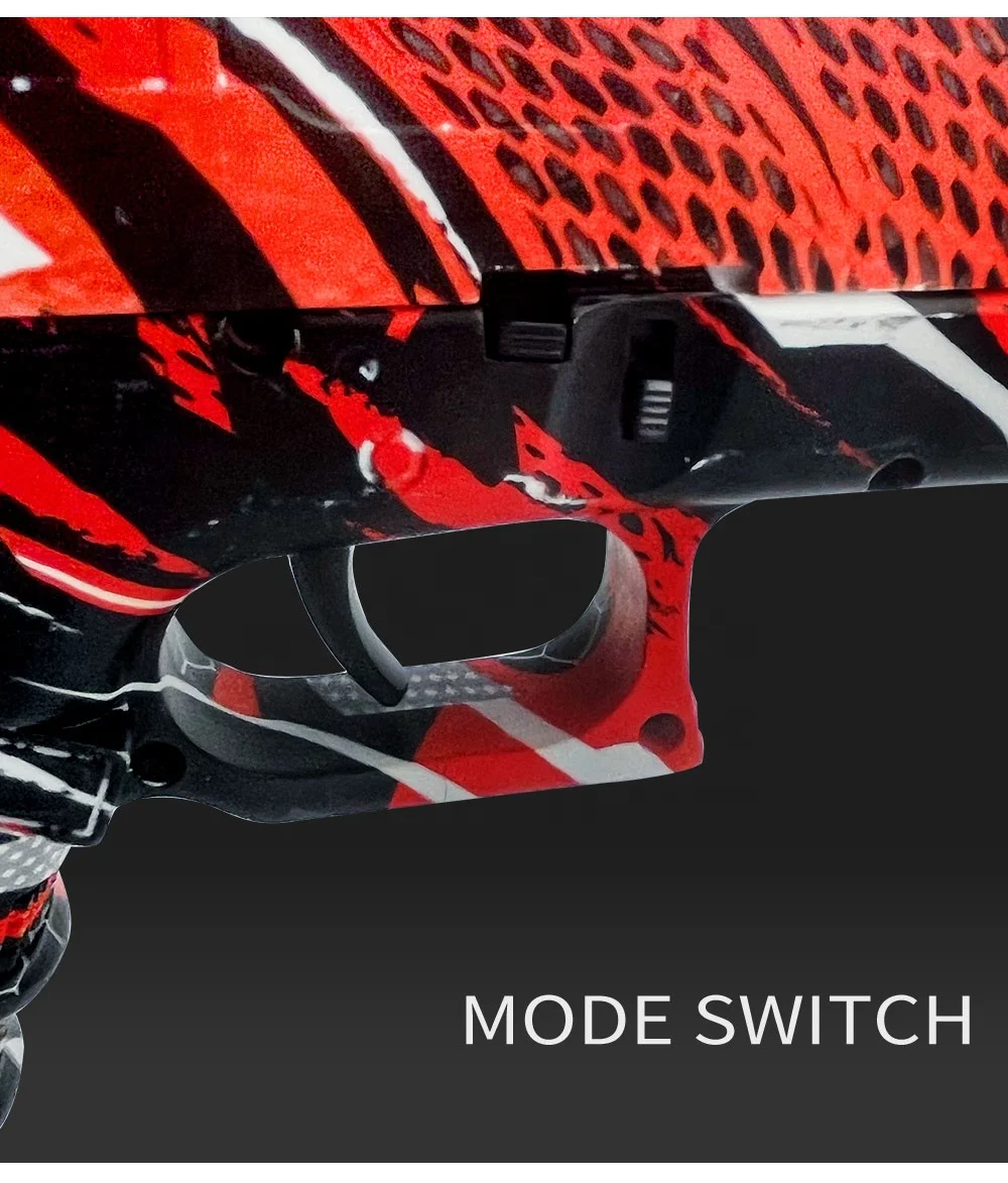 Electric Glock Gun Water Pistol 2022 Soft Splatter Shotgun Gel Ball Blaster Graffiti Gun With