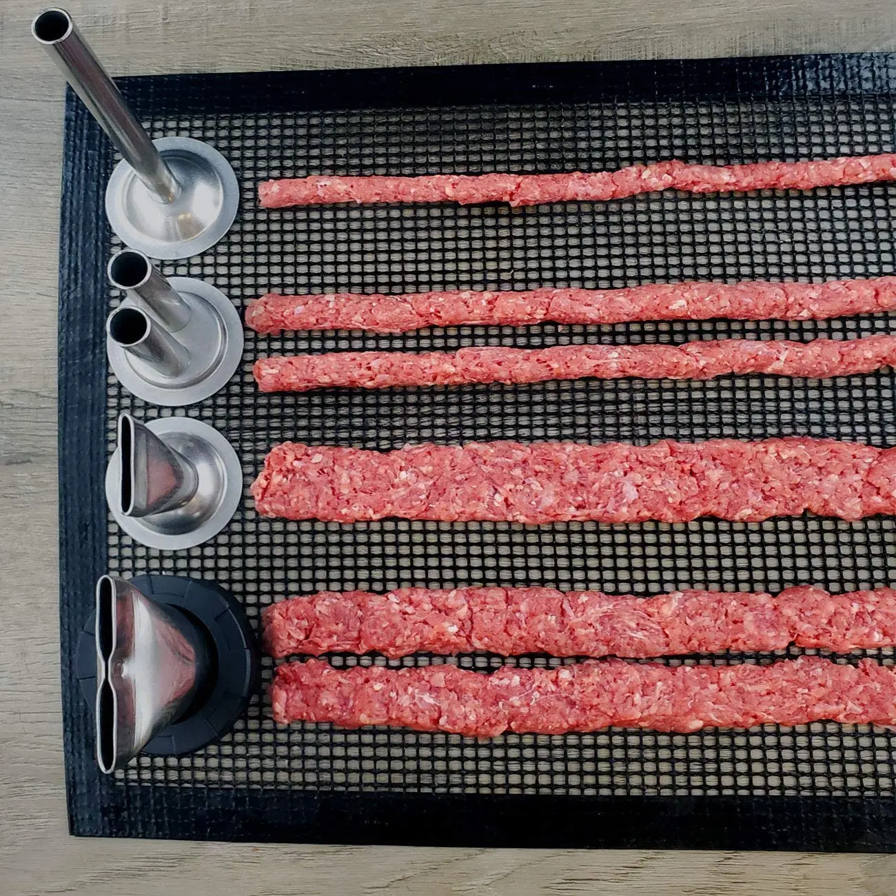 Manual Jerky Gun / Jerky Kit With Stainless Steel Nozzles Jerky Gun Kit