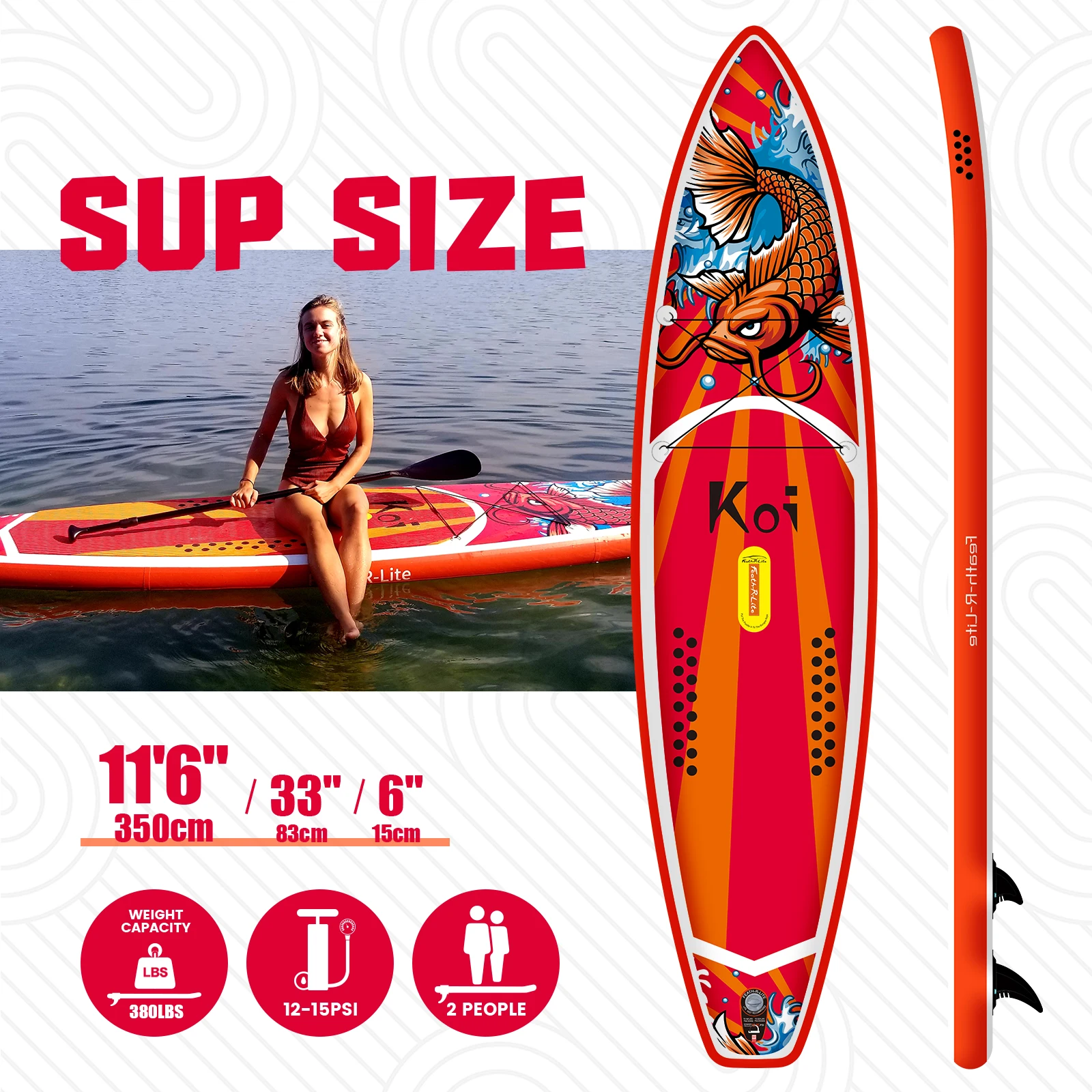 送料無料 ドロップシッピング sup コイ パドルボード パドル sup